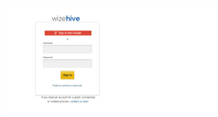 Desktop Screenshot of iframe.wizehive.com
