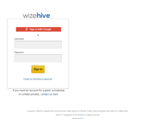 Tablet Screenshot of iframe.wizehive.com